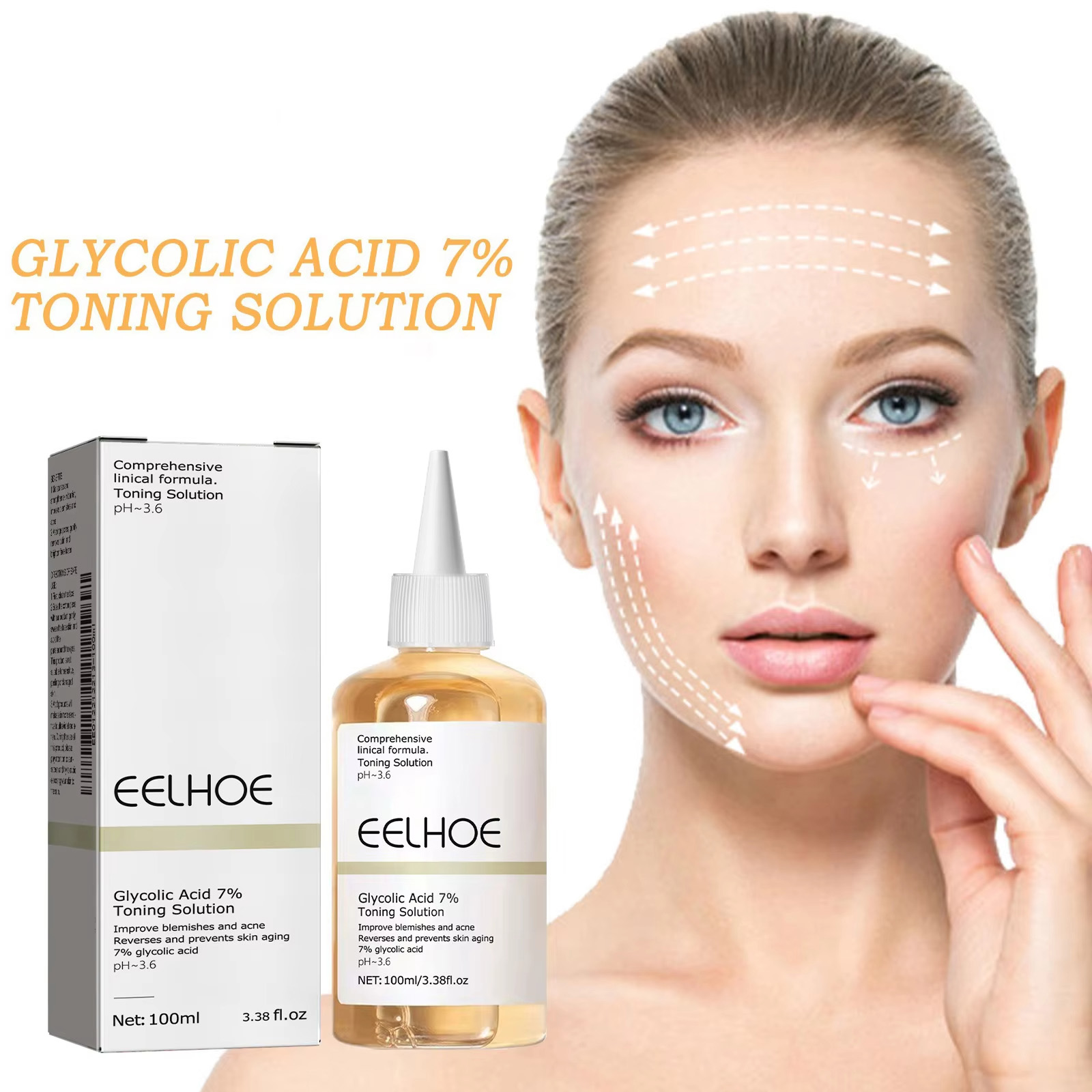 Luxury Skincare Brands - Solution tonifiante à l'acide glycolique à